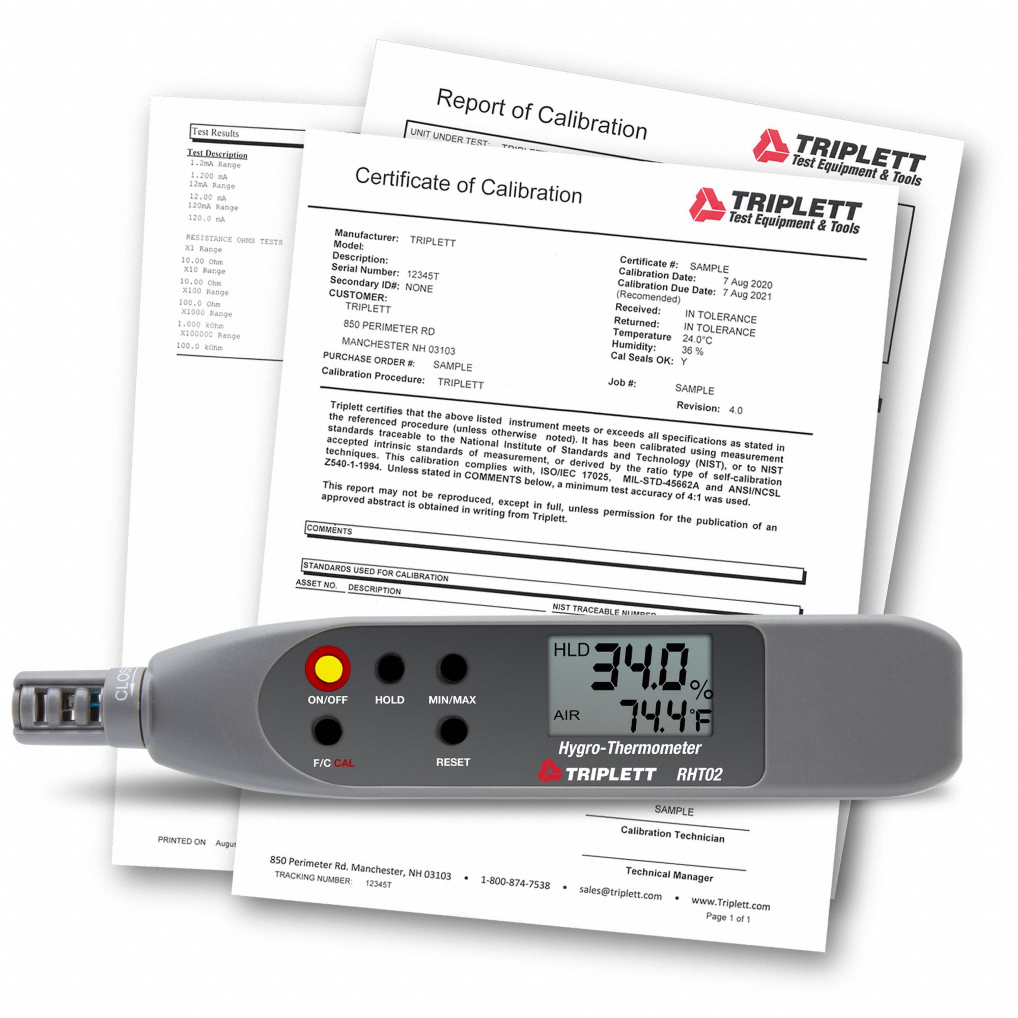 Triplett Humidity Penpsychrometer 3G-OTH-187773