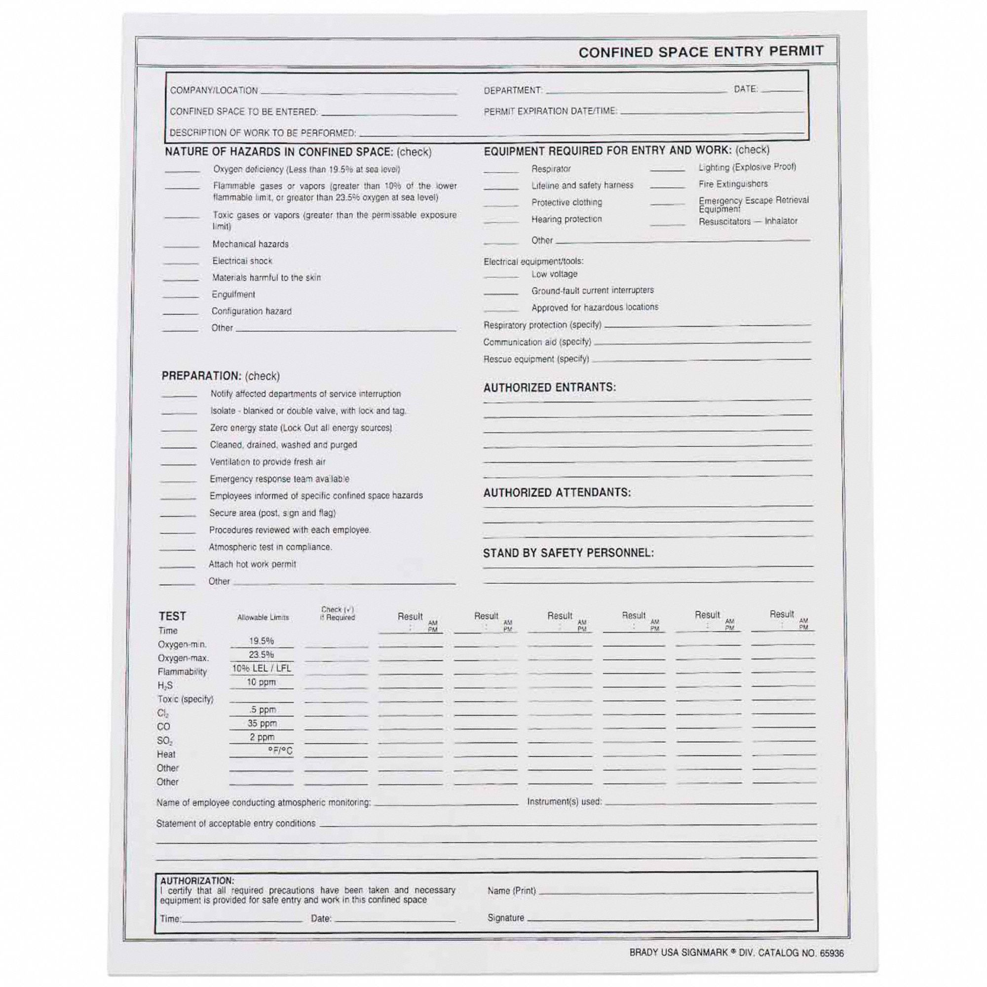 Brady 3G-OTH-600059