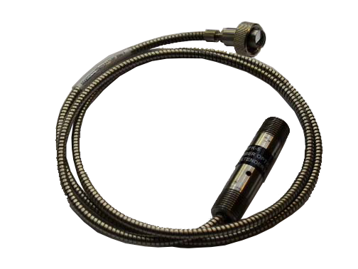 Fireye IRFK Fiber Optic 48PT2 Serie IR Flame Scanner Bundle. The Fireye IRFK fiber optic bundle has been designed for installation on burners where diffusers, sight pipe alignment, or burner apparatus would obscure the target flame away from the line of sight of a conventional surface mounted scanner. In burner boiler applications, where it is undesirable to mount the scanner in the blast tube, the 48PT2-100X scanner can be extended external to the burner. To avoid mechanical damage, care must be used during the handling of the fiber optic bundle and during assembly installation. Refer to manual CU-IRFK for more information. - IR Flame Scanners