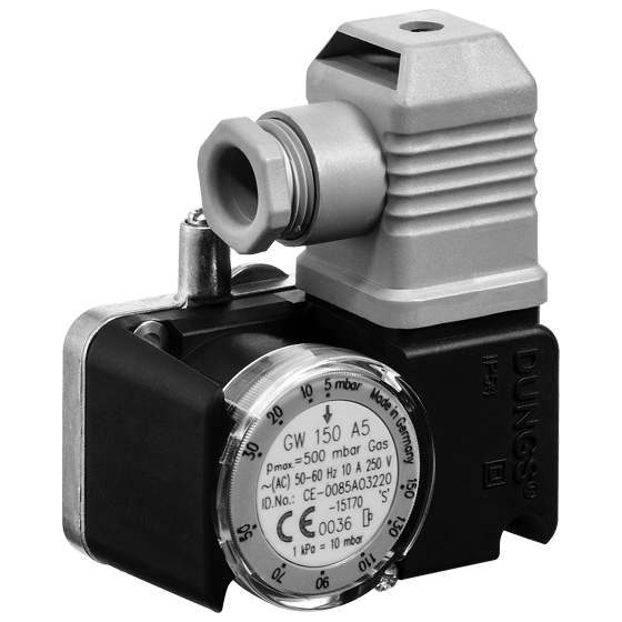 DUNGS GW...A5 - Compact Pressure Switches for gas, air, flue, exhaust gases and hydrogen for multifunctional device
