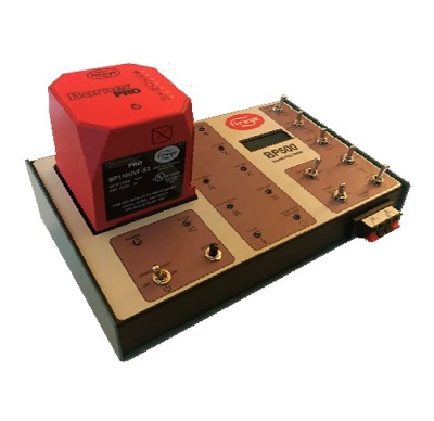 BP500 Test Unit for BurnerPRO. The Fireye Test Unit BP500 offers a straightforward and convenient method for field testing Fireye BurnerPRO controls. When a Fireye control chassis is connected to the tester, you can simulate and verify a complete burner firing operation using the panel’s switches and indicator lights. This versatile unit supports all BurnerPRO models up to the third generation.