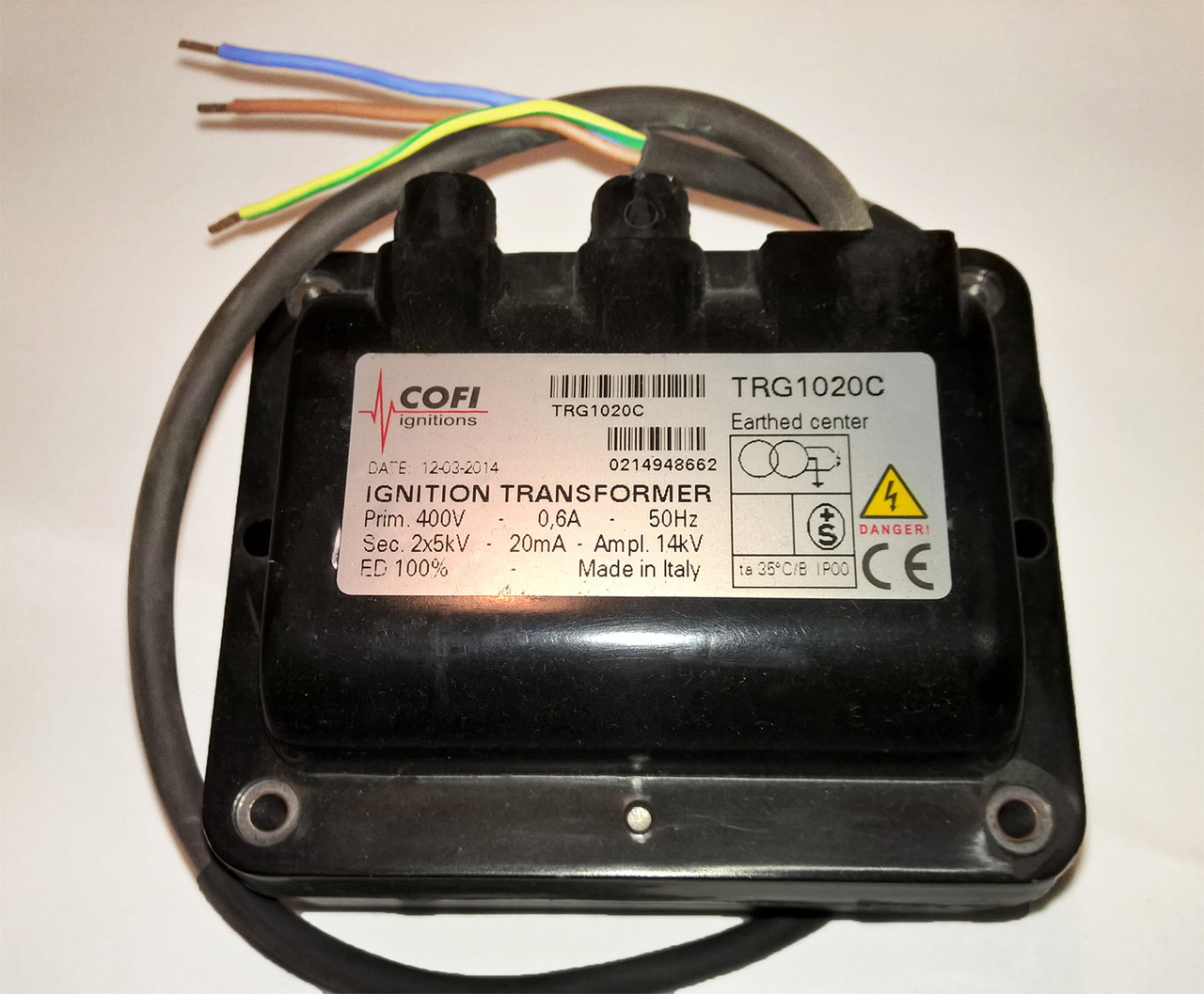 Ignition Transformer TRG1020C/S 220V