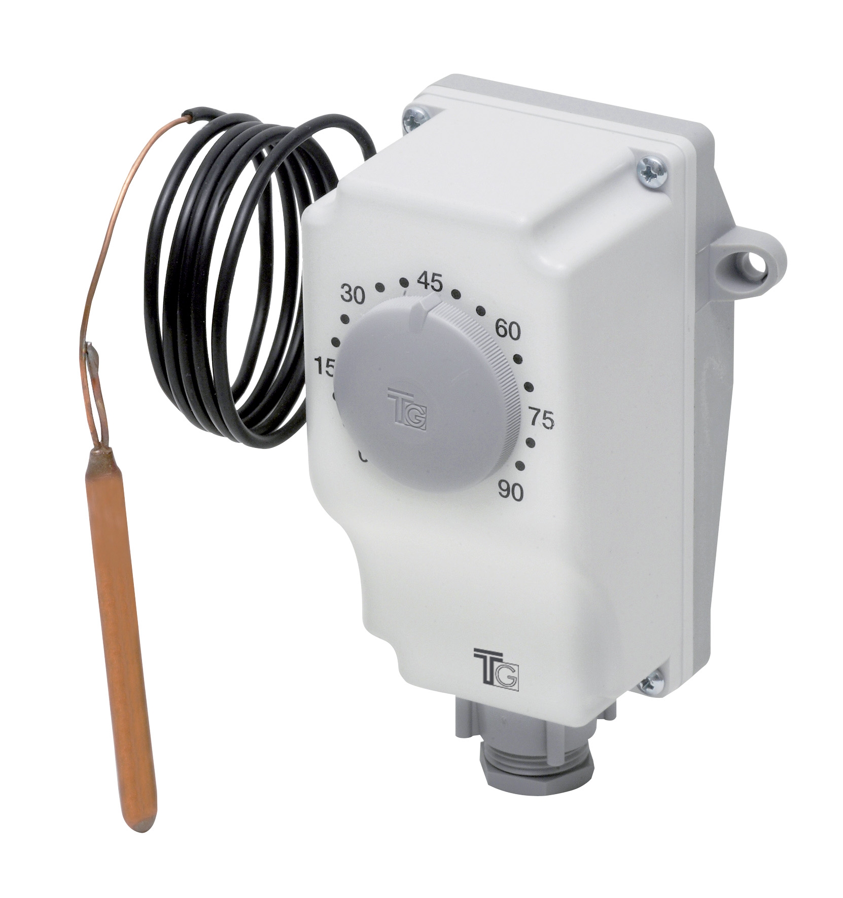 Aquastat capillary case 1m50 external adjustment -35/+35°C