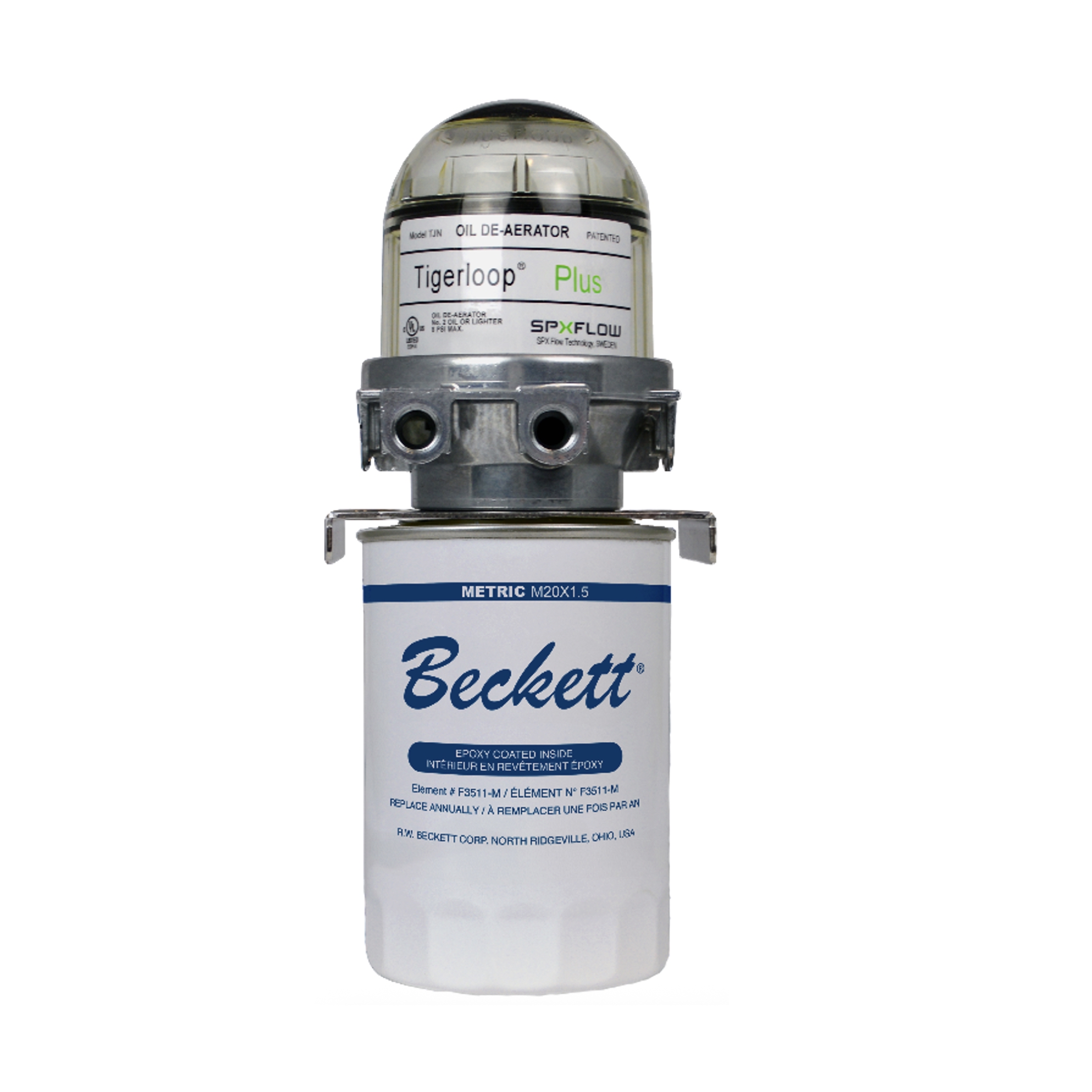 Tigerloop® Plus Metric Combination Oil Deaerator / Filter