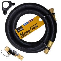 Vacuum pull hose black 3/8"-1/4" 1828mm + 1/4" extractor MGABAS
