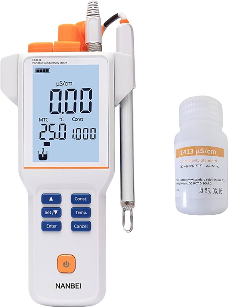Portable conductivity reader