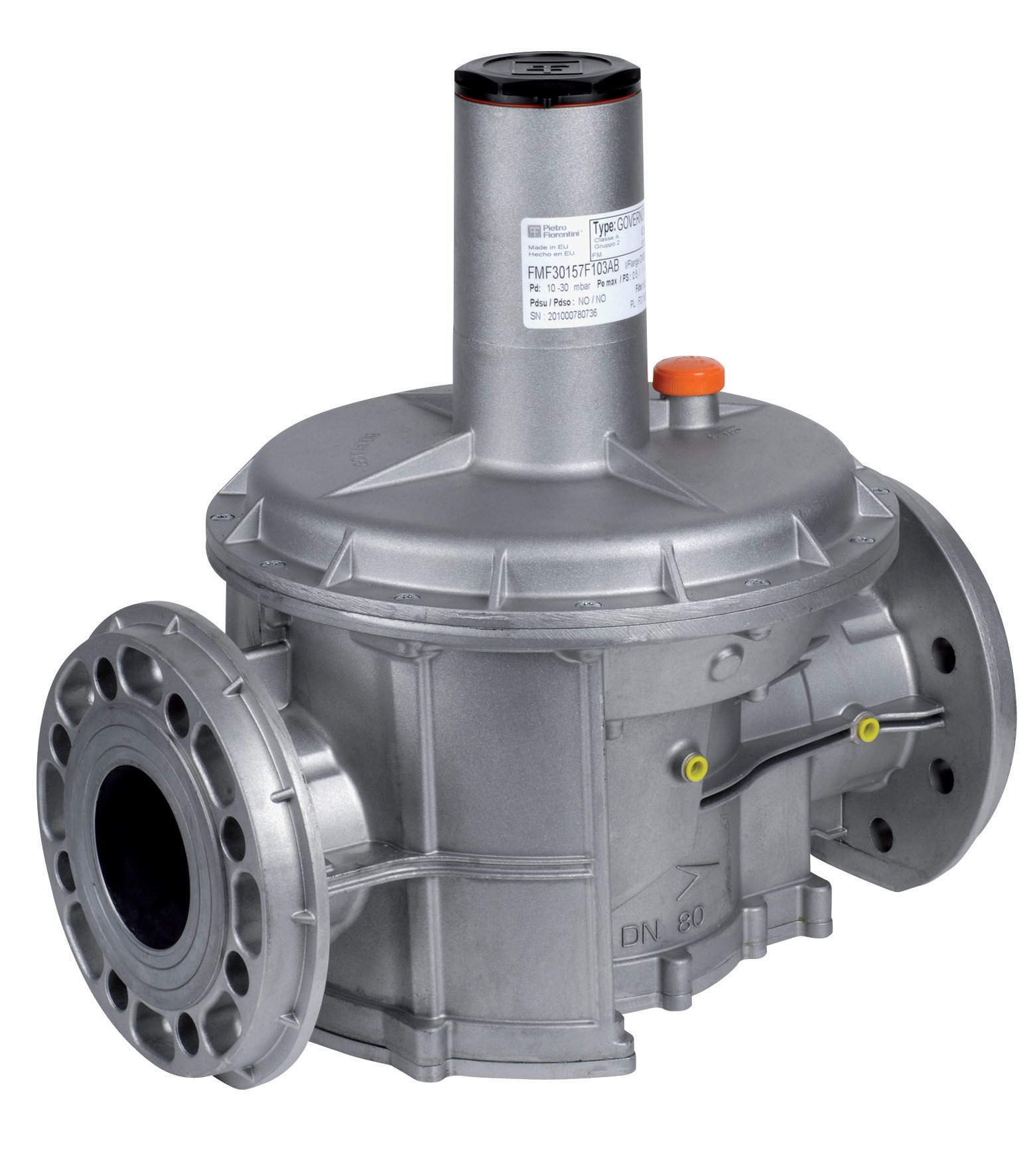 Pressure regulator with flanges DN40 500 Mbar PS 5/300 Mbar