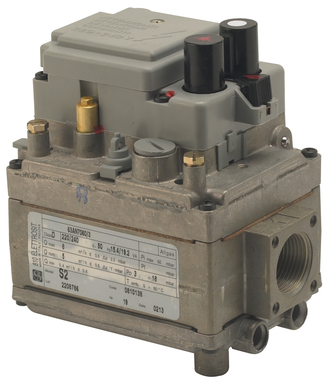 Eletrosit gas block 0810162