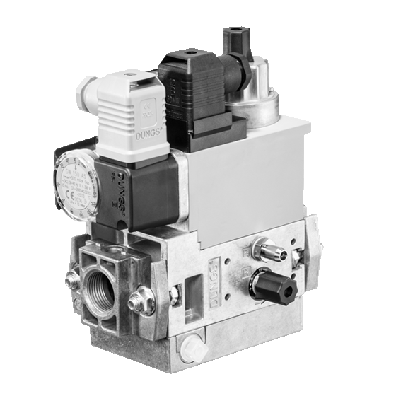 DUNGS MB-D(LE) 407-412 B07, One-stage mode, Integrated bypass valve - Gas multibloc