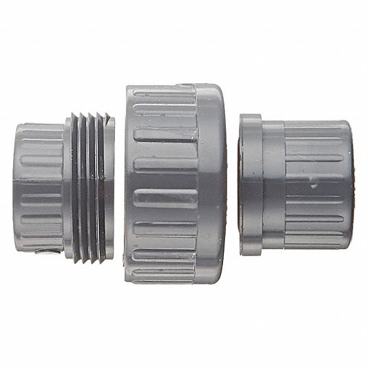 Three-piece union fitting PVC 1/2" x 20 PVC