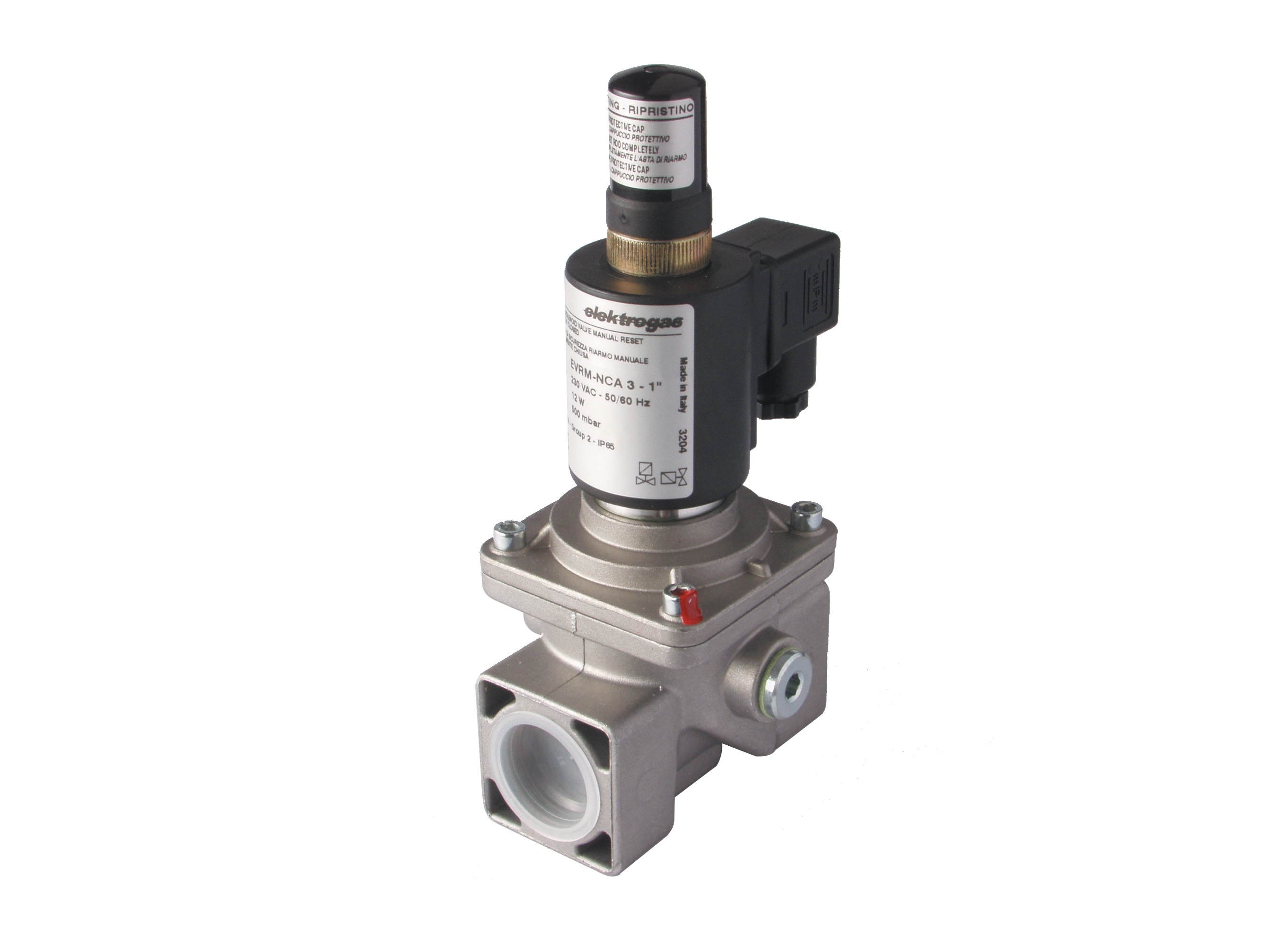 Solenoid valve EVRM NC 3A threaded D1" 600 Mbar