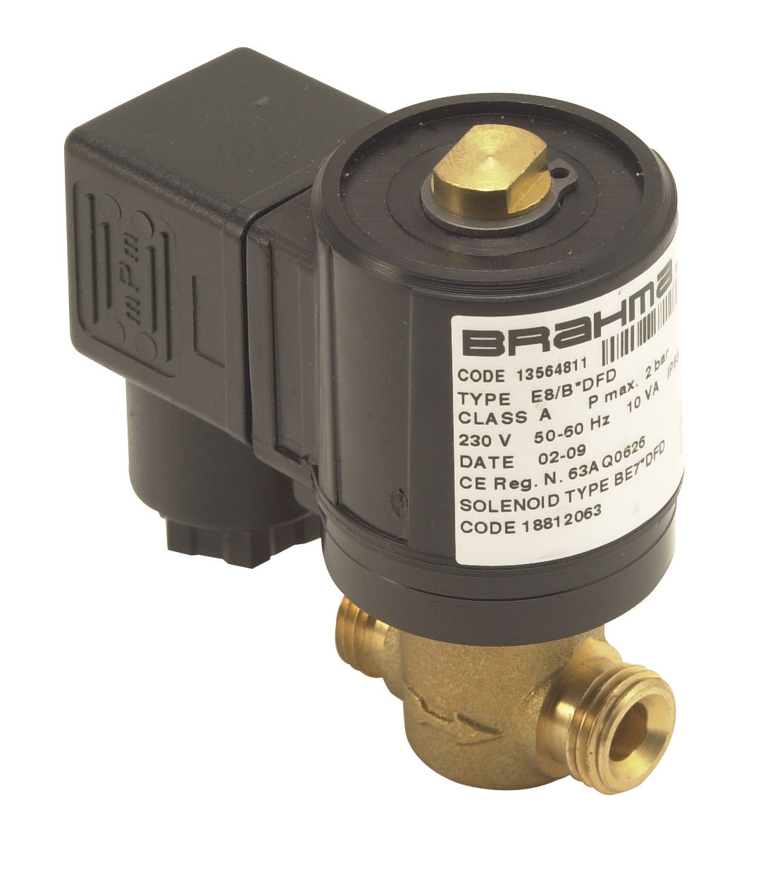 Gas valve E6/G S8GMO 1/2F 220V 1 bar