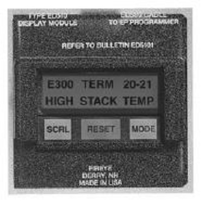 ED510 Display Module. The ED510 Display Module is engineered to integrate seamlessly with the Flame-Monitor Burner Management Control System. It is compatible with EP and EPD style (remote mount only for EPD style) programmer modules, as well as the MicroM series of controls.