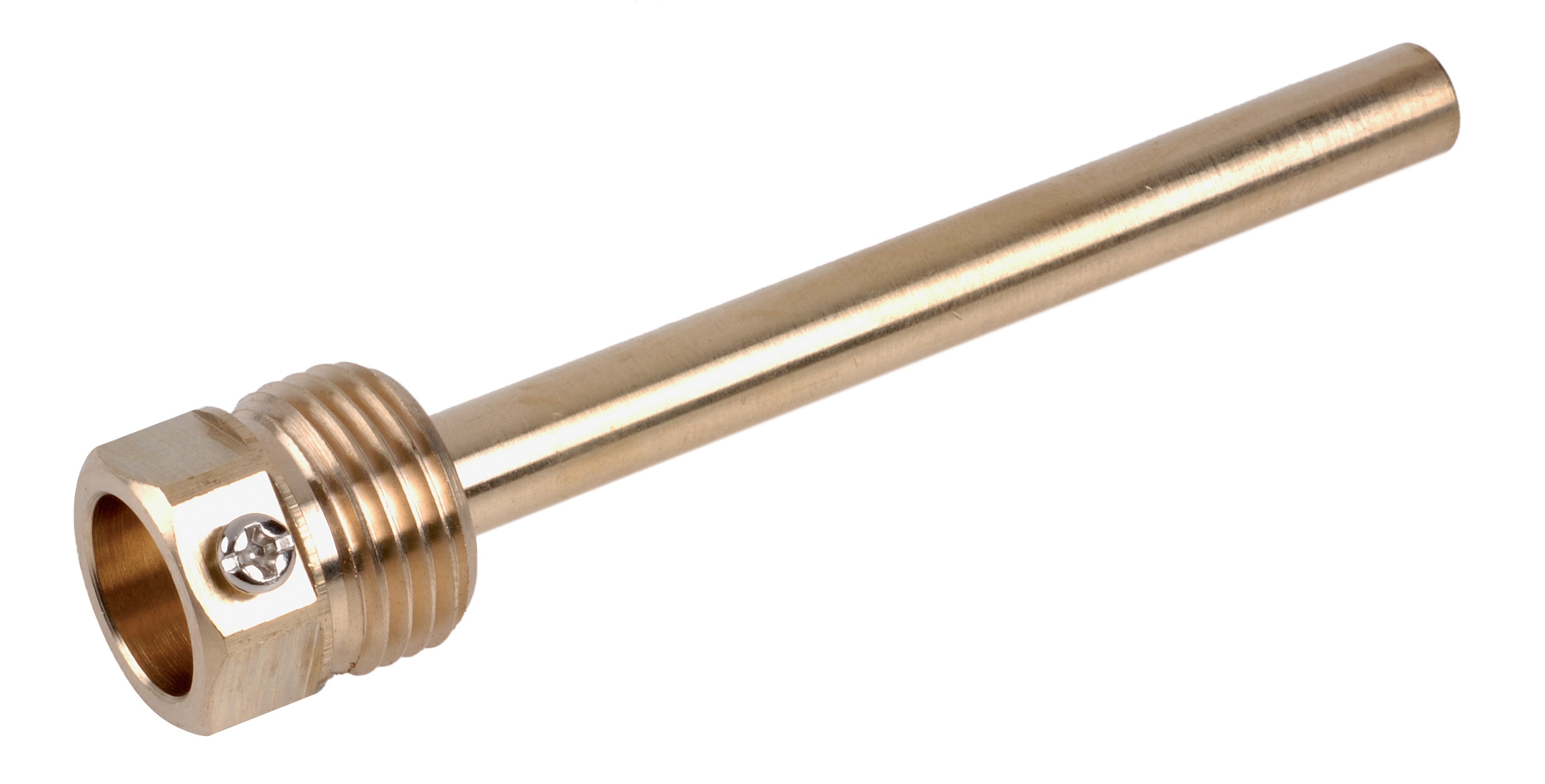 Stainless steel bulb L 20cm D.int 7mm