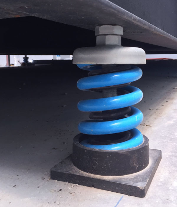 Blue isolator