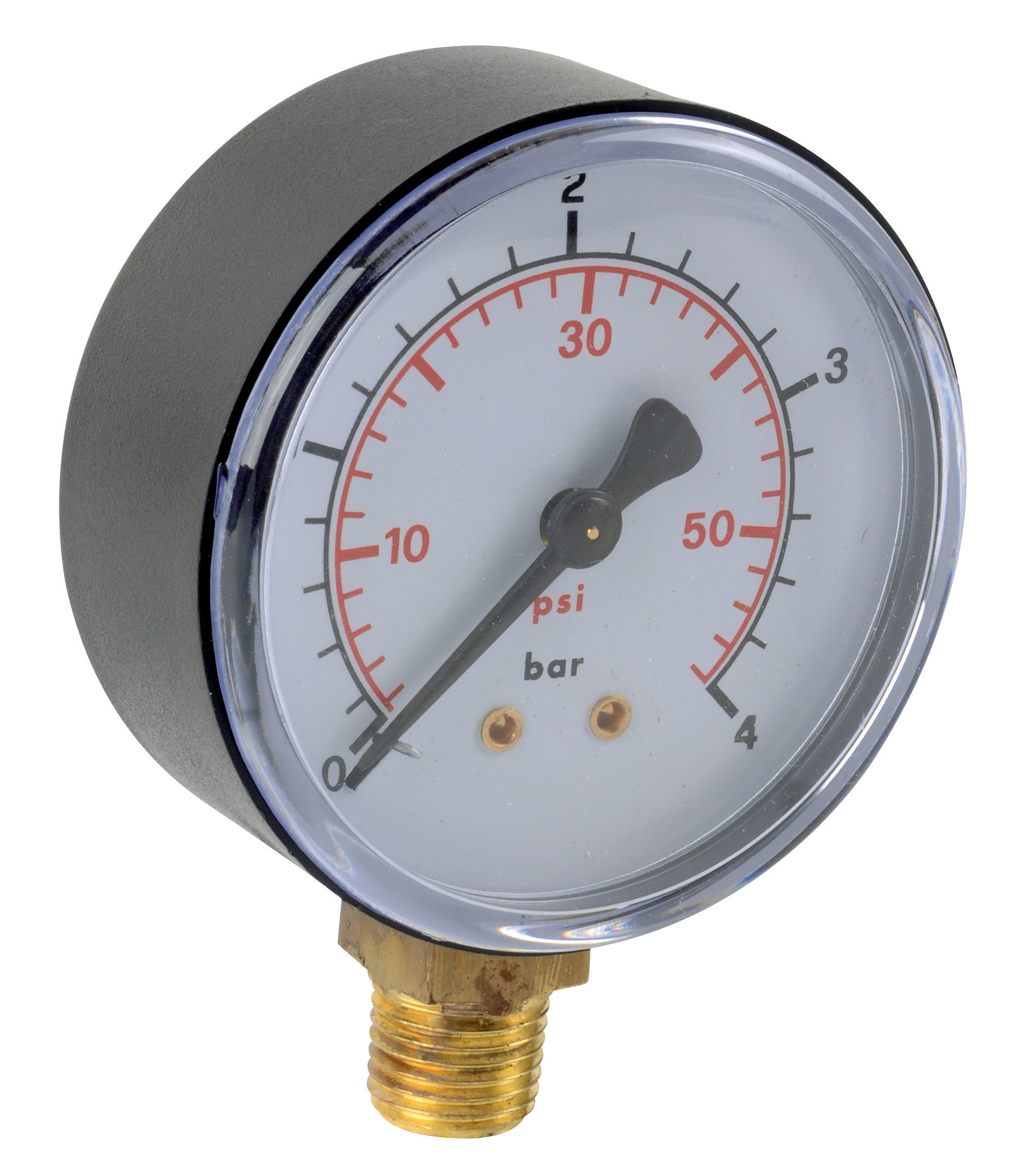 ABS gauge green D100 0/+16bar G1/2