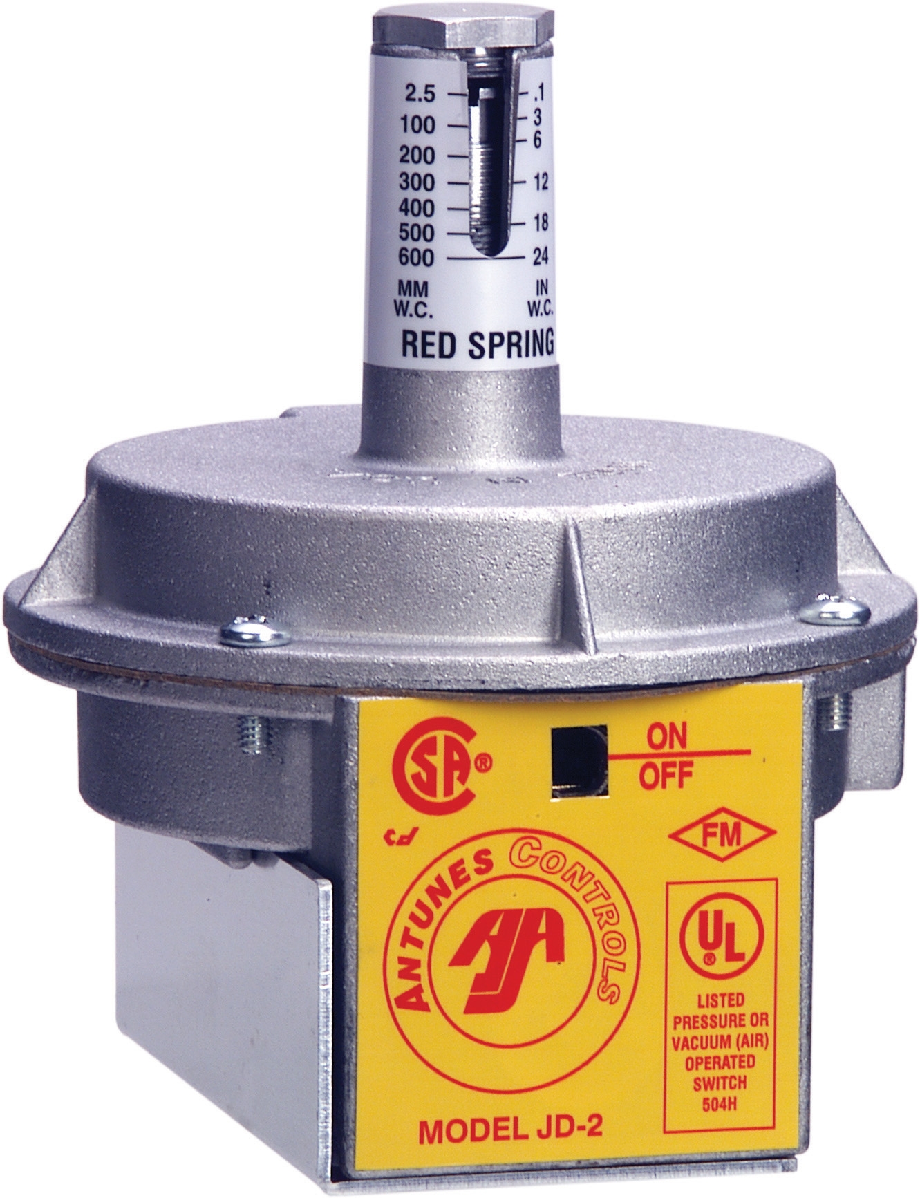 Pressure switch JD2 grey spring