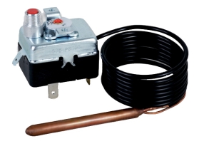 Safety aquastat adj.int.man.70-90°C capillary 1.5m