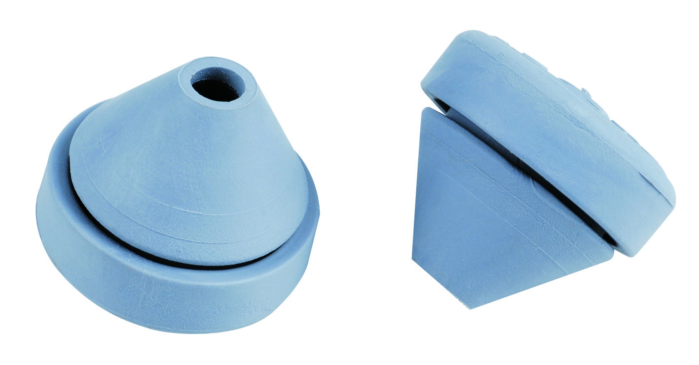 Rubber seal for metal tube