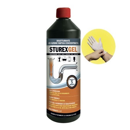 Drain cleaner without sulfuric acid STUREX gel 1L
