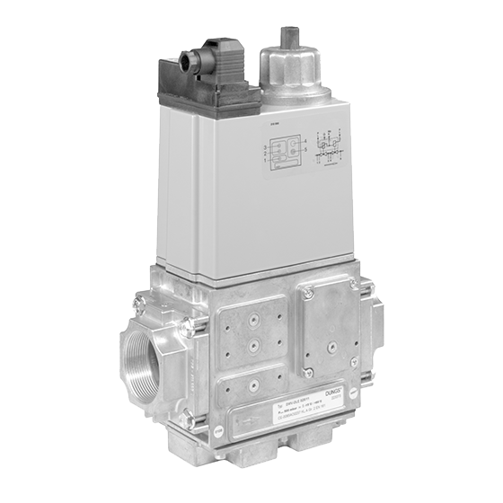 DUNGS DMV 525 - Dual Modular Safety Shutoff Valves (US/CA) - Double solenoid valve