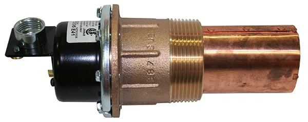 For mounting in 21 2 NPT boiler side tappings Insertion lengths available in 13 16 41 8 (30-105mm) Packless...