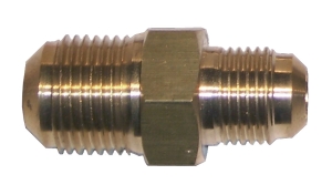 Straight reduced double unions 3/8"-5/8"