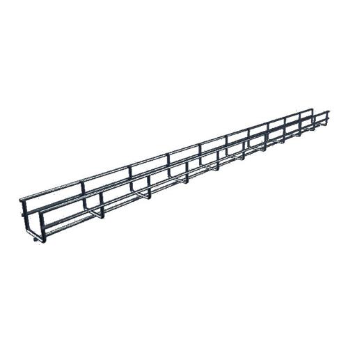 Black cable tray 140mm L=2m
