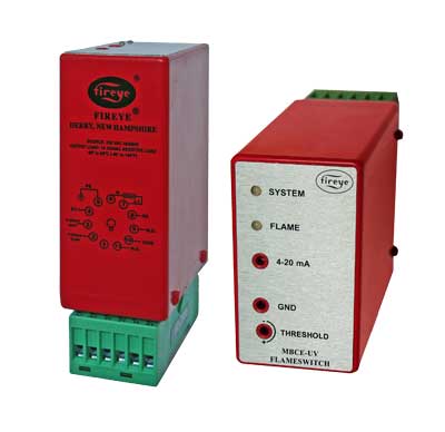Fireye MBCE Flame Sensor Modules. The modules use Fireye flame rods or UV scanners to sense flame presence independently or as components in a burner management system. These modules have many operational characteristics are provided including: - Process Burner Controls