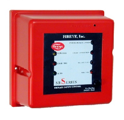 Fireye SB Series Flame Safeguard. The Fireye SB Series flame safeguard control is a compact, microprocessor based, modular burner management system designed to provide automatic ignition and continuous flame monitoring for commercial sizes of heating and process equipment firing any type of fuel. - Flame Safeguard Controls