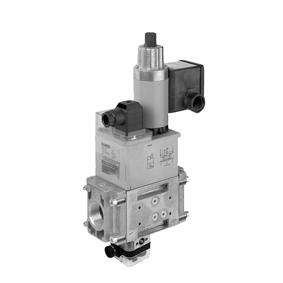 DUNGS DMV ZR/612 & POC - Dual Modular Safety Shutoff Valves with Two-stage operation and "Proof of Closure" (US/CA)