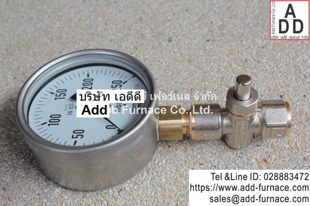 Manual manometer valve MH15 - 1/2"