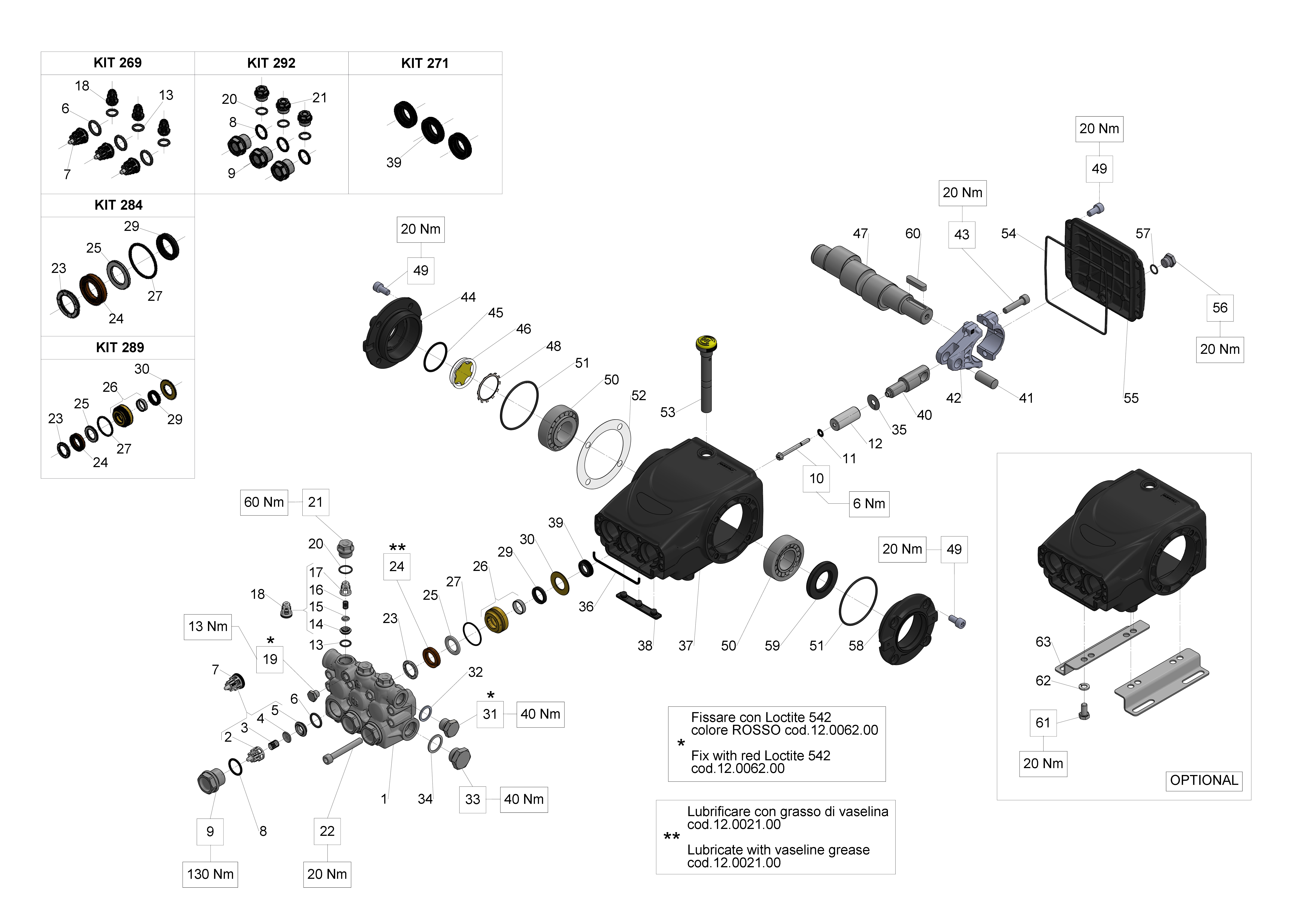 E1D1814 — Male shaft (key) exploded diagram