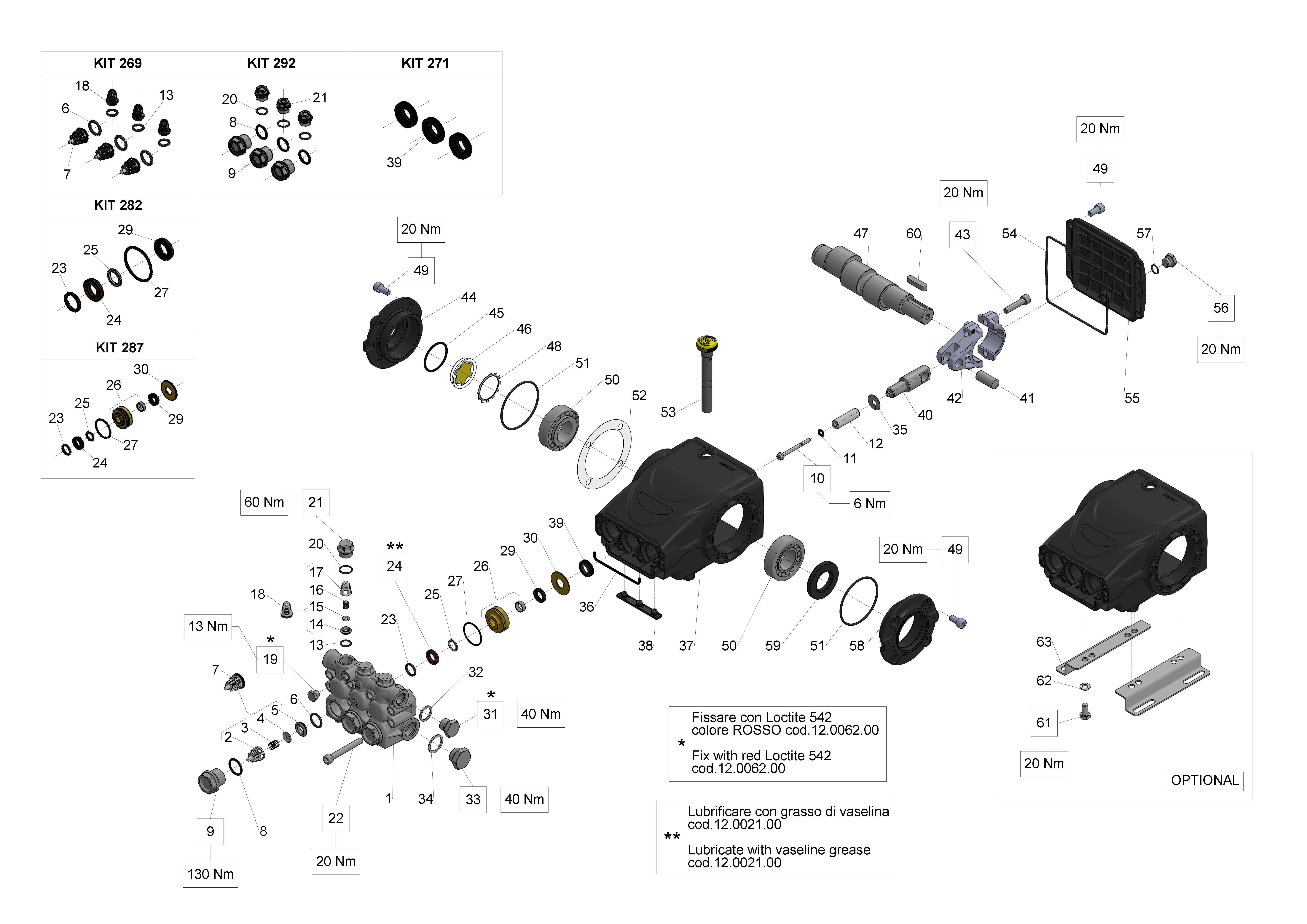 E3E2813 — Male shaft (key) exploded diagram