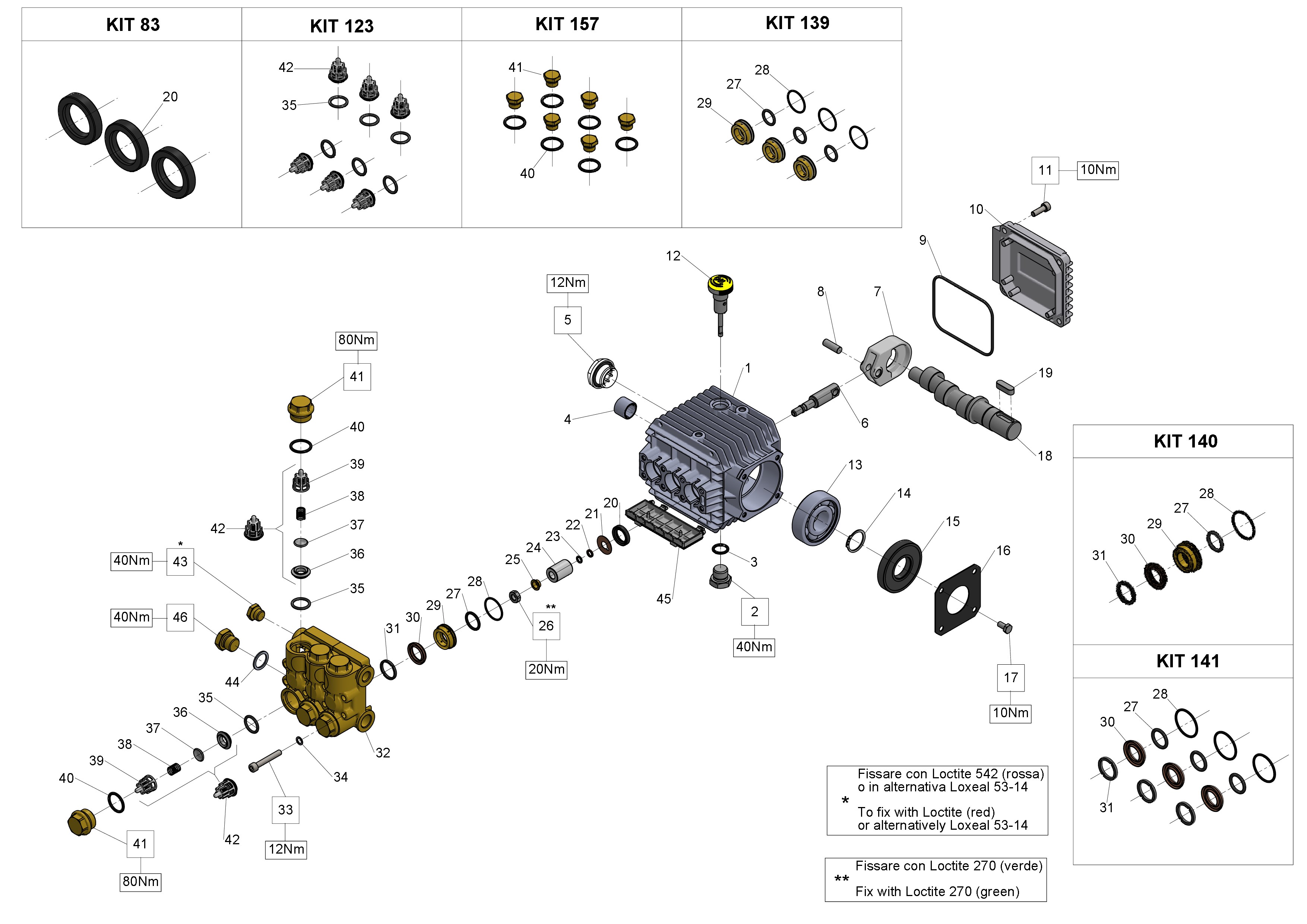 FE5108 — Male shaft (key) - GAS exploded diagram