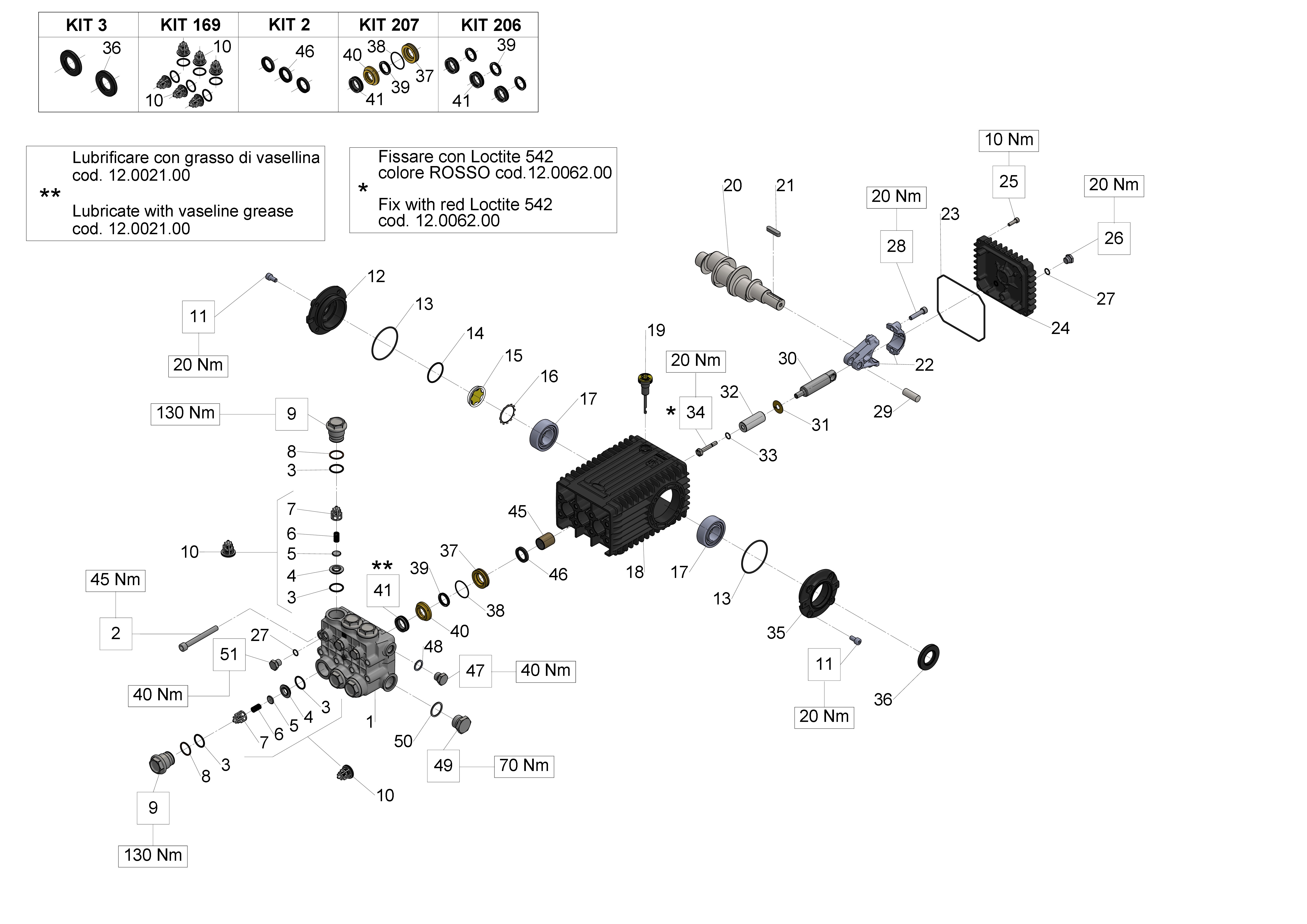 HT6635 — Male shaft (key) exploded diagram