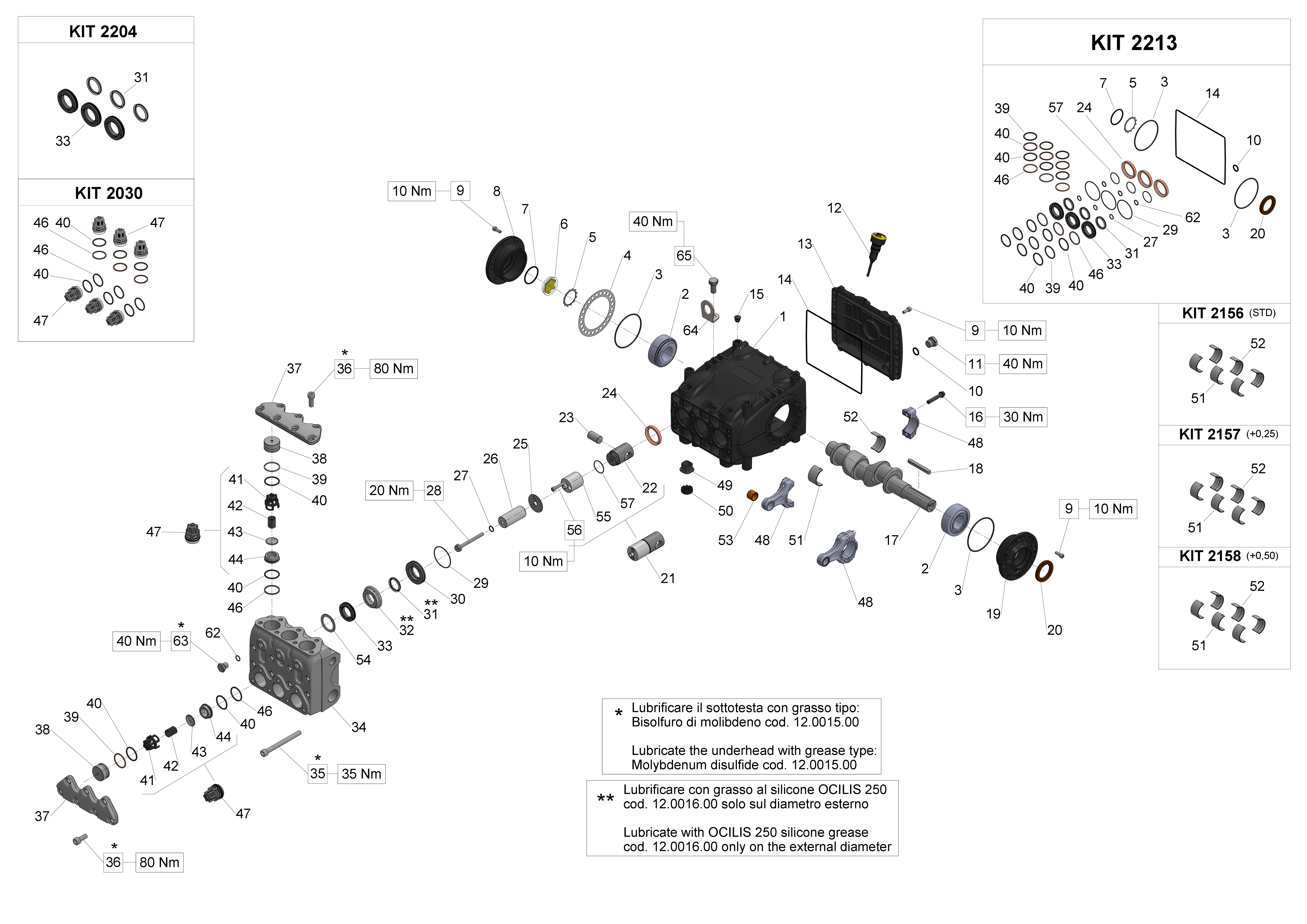 SN7070 — Male shaft (key) - GAS exploded diagram