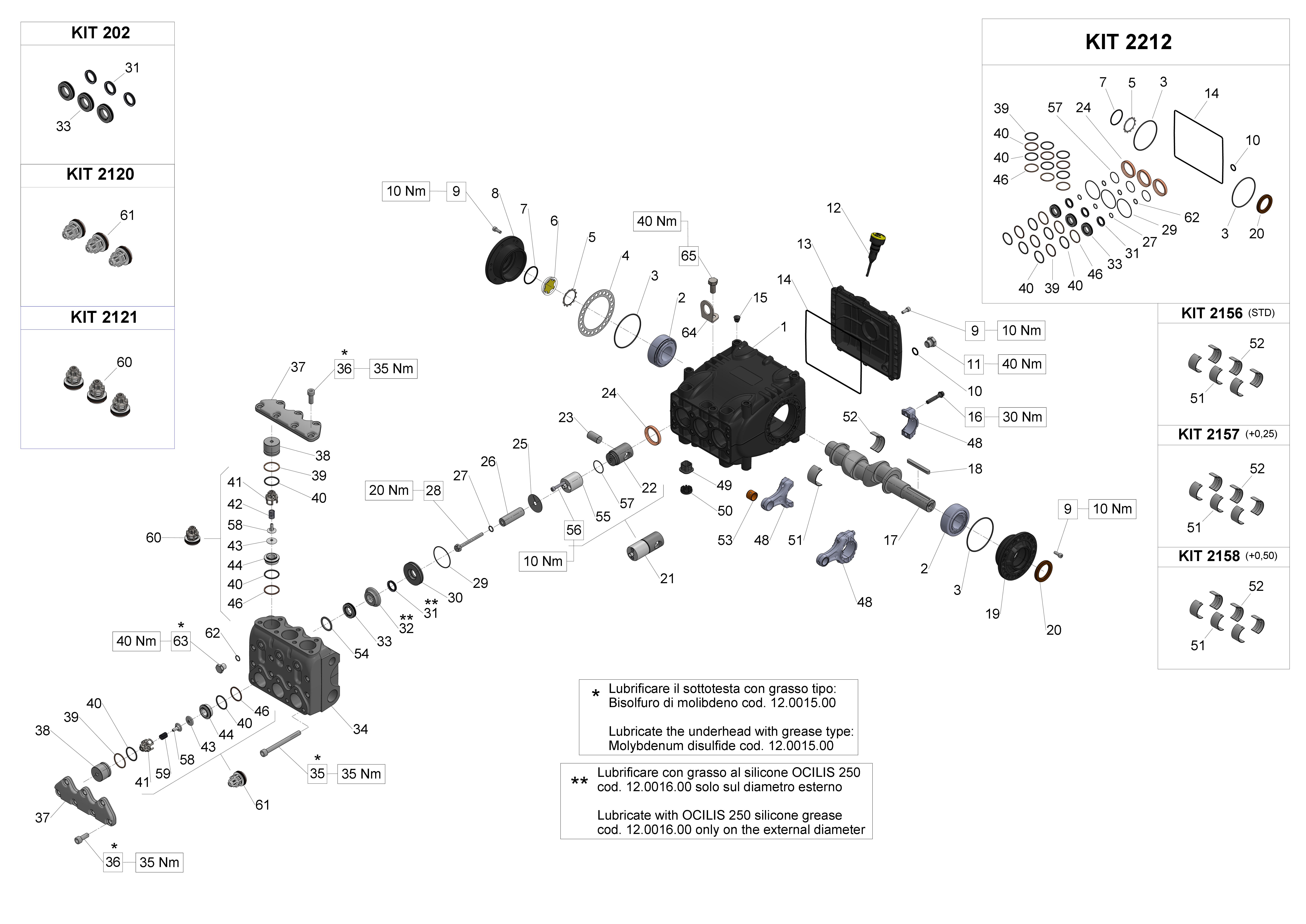 SS7037 — Male shaft (key) - GAS exploded diagram