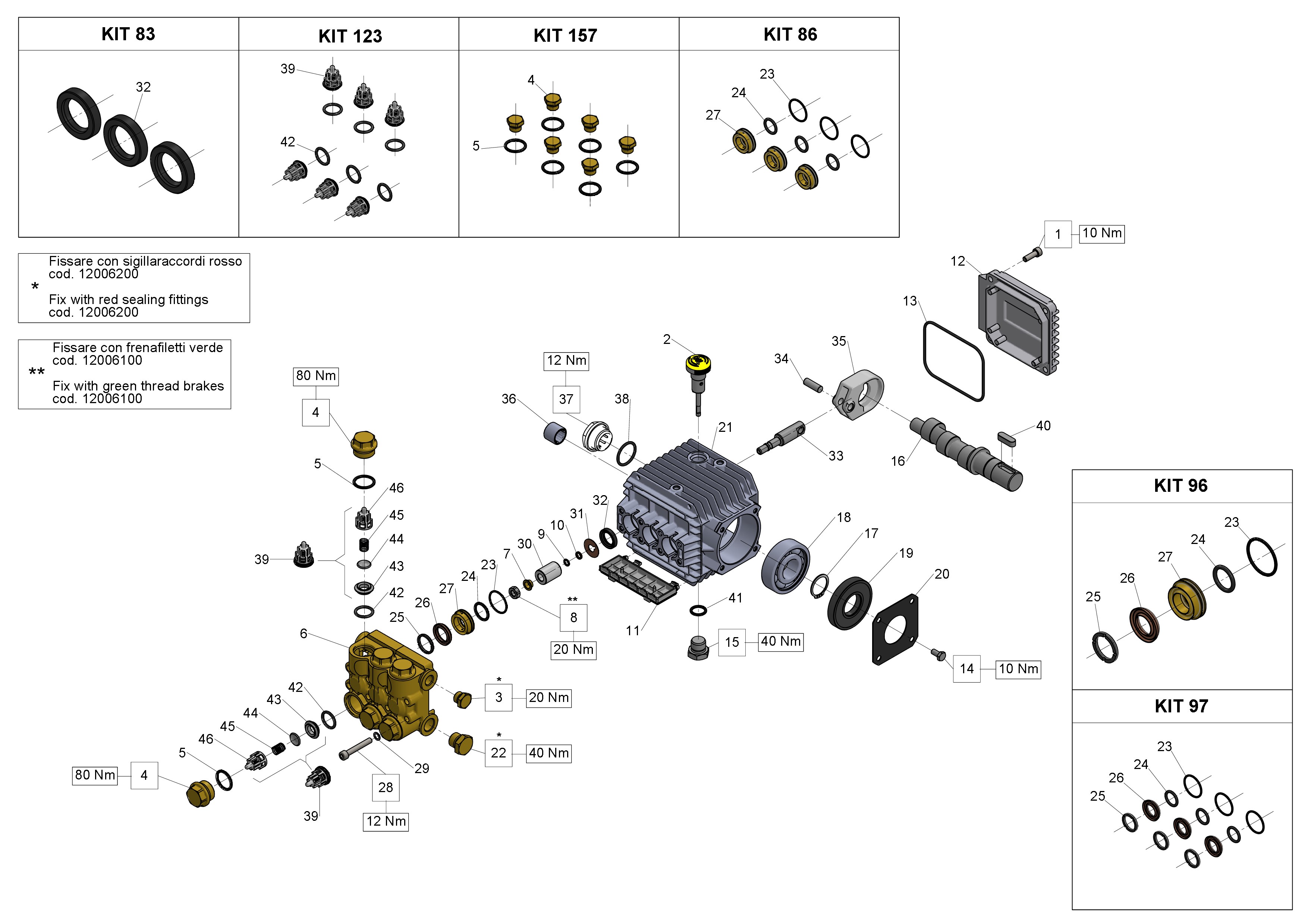 TT1510 — Male shaft (key) - GAS exploded diagram