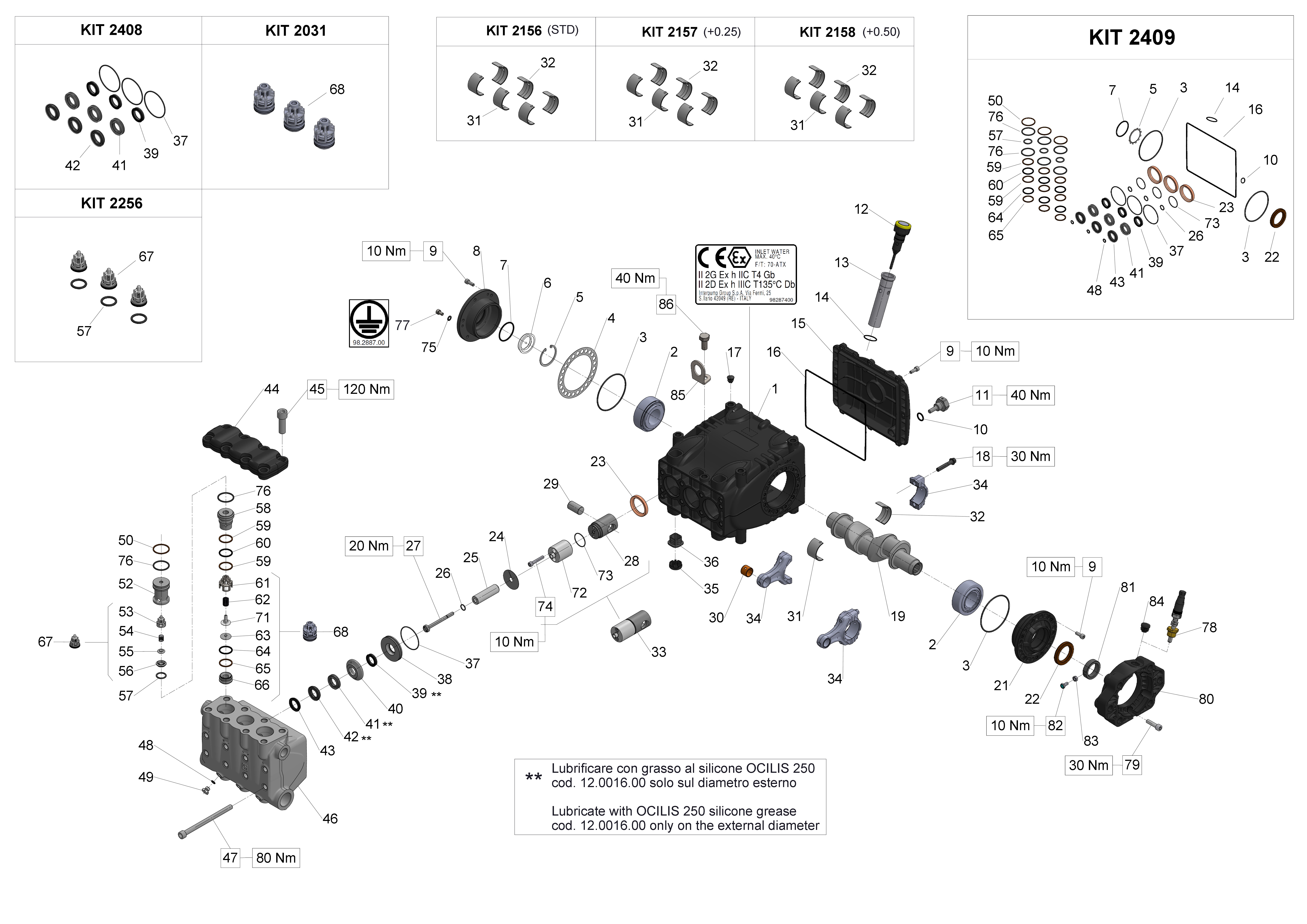 WK531 — Male shaft (key) - GAS exploded diagram