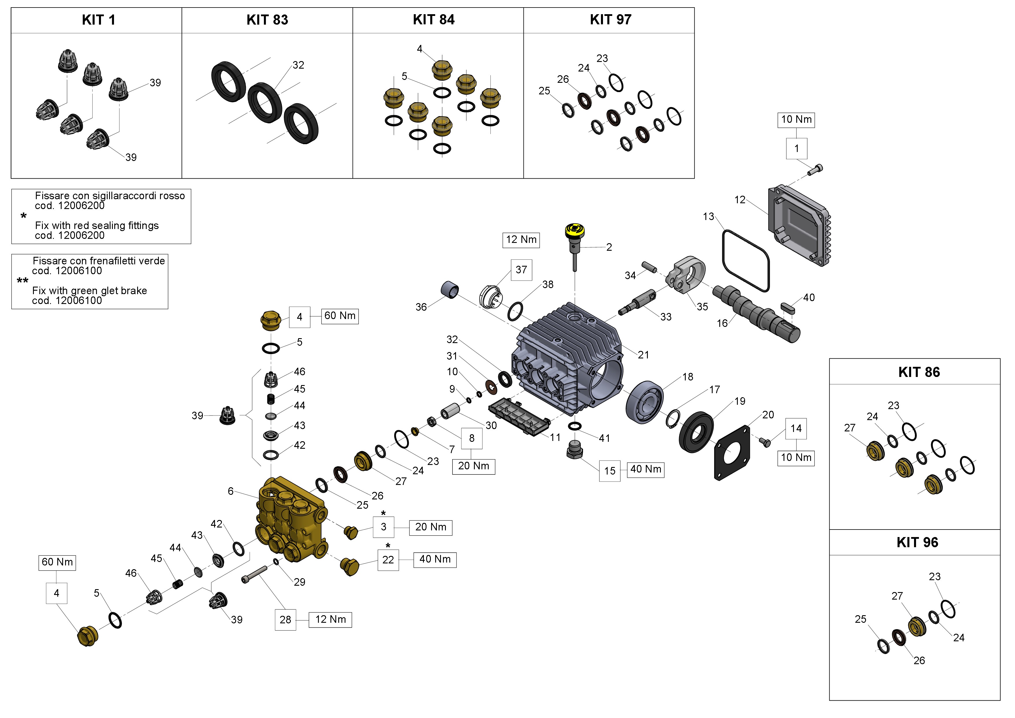 WW93 — Male shaft (key) - GAS exploded diagram