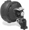For low pressure steam and hot water boilers larger than 5,000 sq. ft. (465m2) with hot or cold water feed