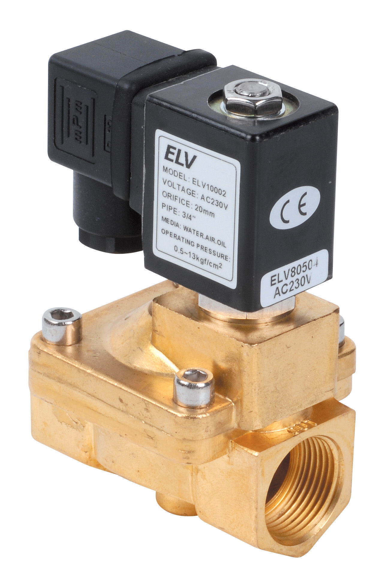 D.3/8 NF 230V solenoid valve