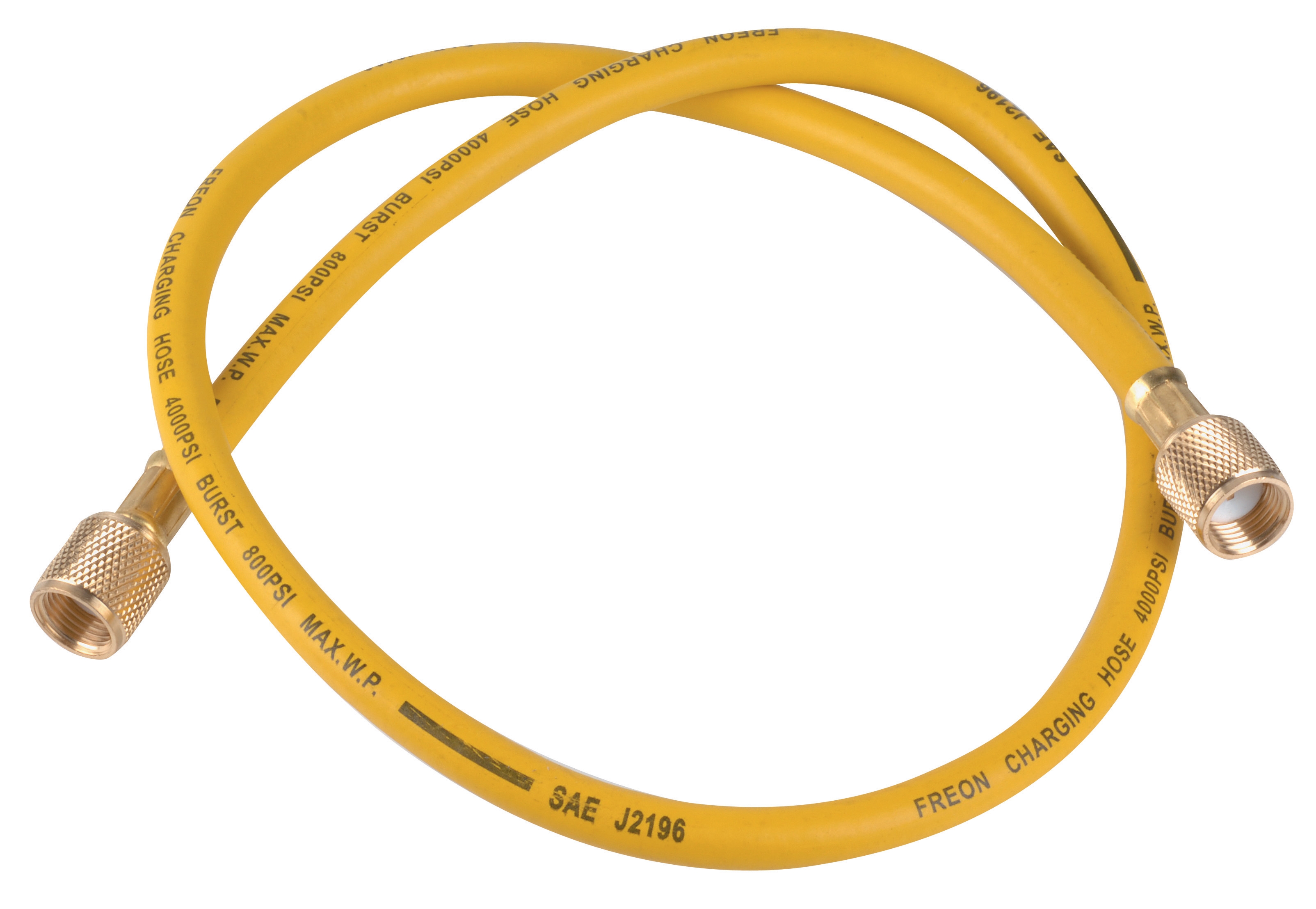 Hose 3000mm+yellow valve 5/16" - 5/16"
