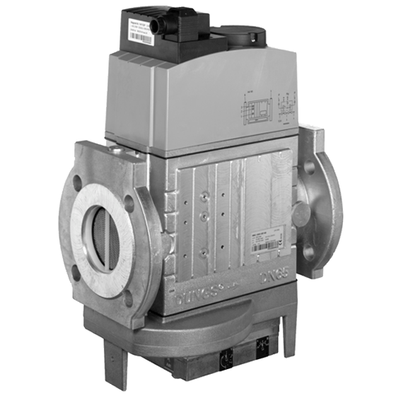 DUNGS MBC-...-VEF, Infinitely variable air/gas ratio control mode - Gas multibloc