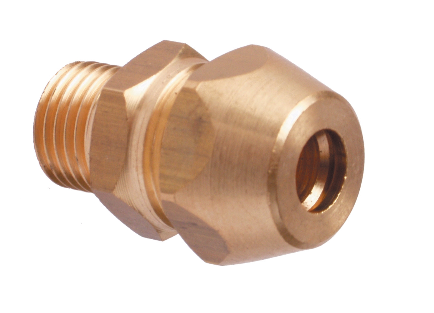 Compression fitting 1/4 8.5 for electrode wand