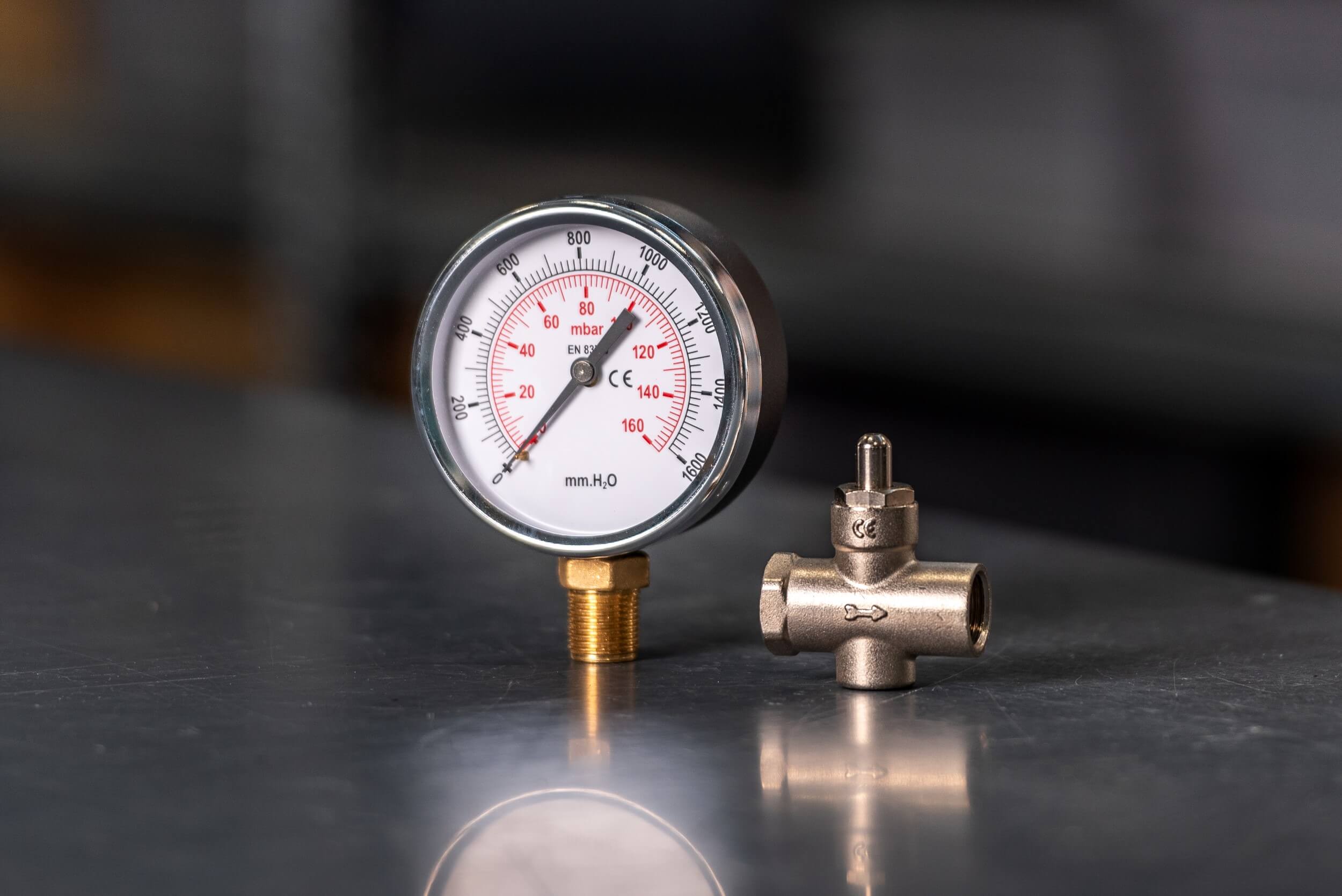 Elektrogas MG pressure gauges are robust instrument suitable for fast measurement on site. MG are available with display dimension Ø63, Ø80 and Ø100. A button valve type ME can be installed to prevent damages due to pressure surges.