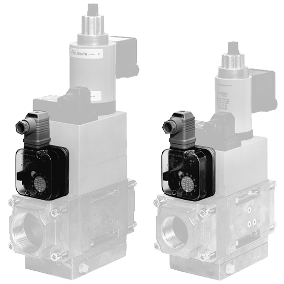DUNGS ÜB, NB...A2 - Pressure Limiters for gas, air, flue, exhaust gases and hydrogen for multifunctional gas controls - Pressure switch