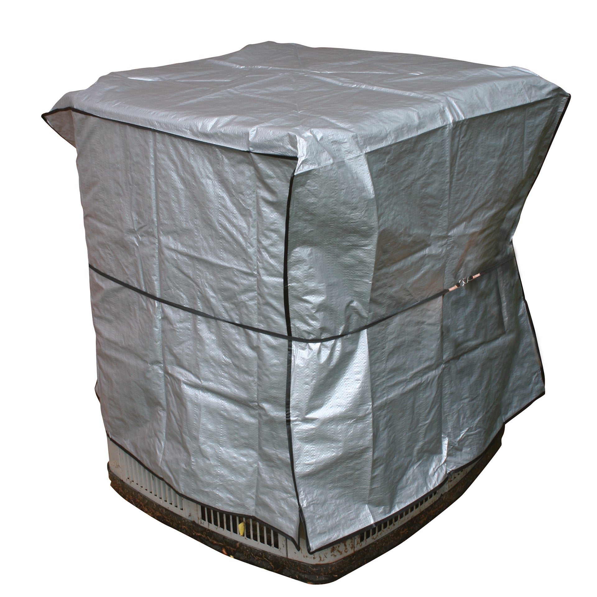 Air conditioning cover Steel Grey Flower Size L - 1100x550x900
