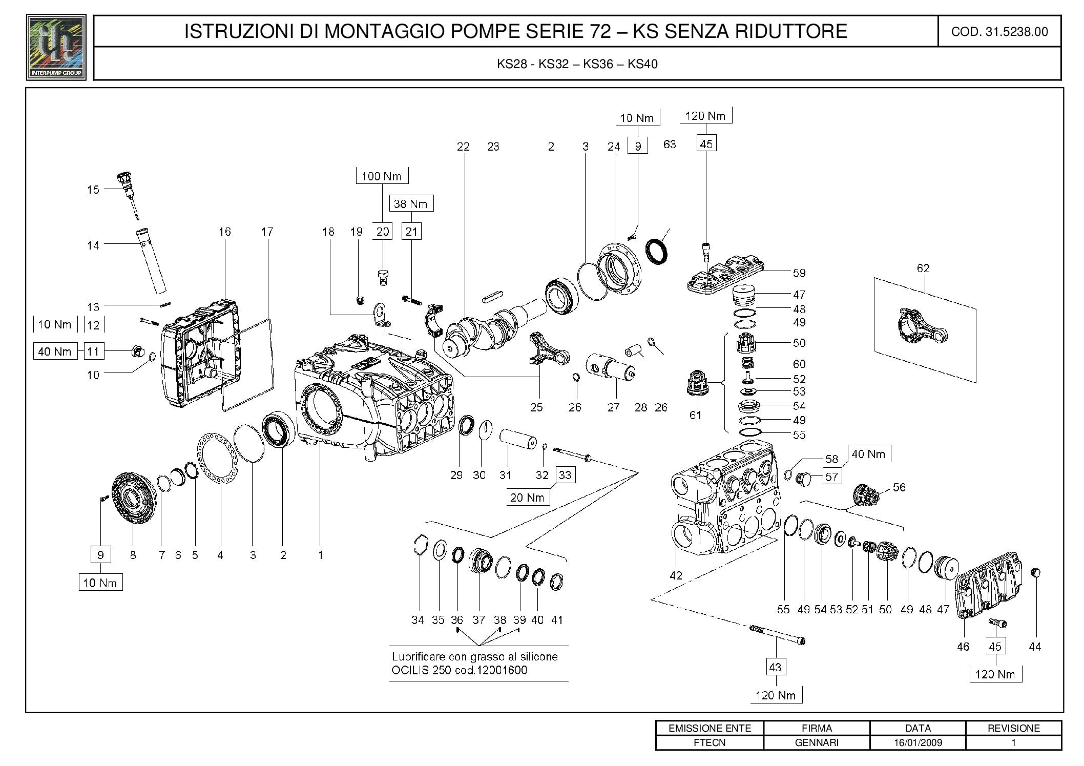 PUMP KS28 WITHOUT GEARBOX